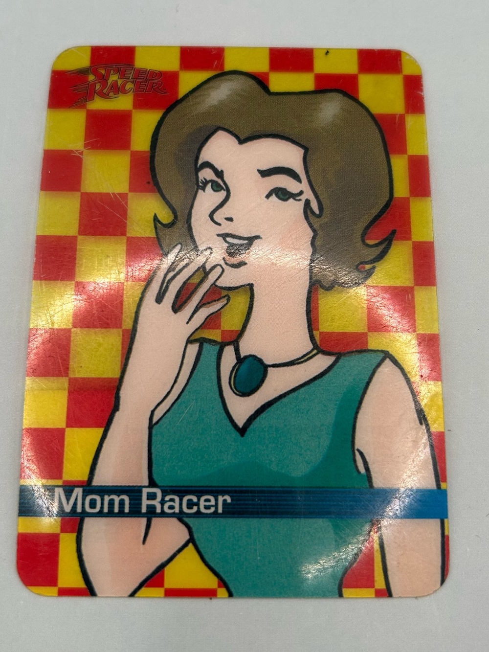 2008 Speed Racer Mom Racer Clear Plastic Trading Card #13